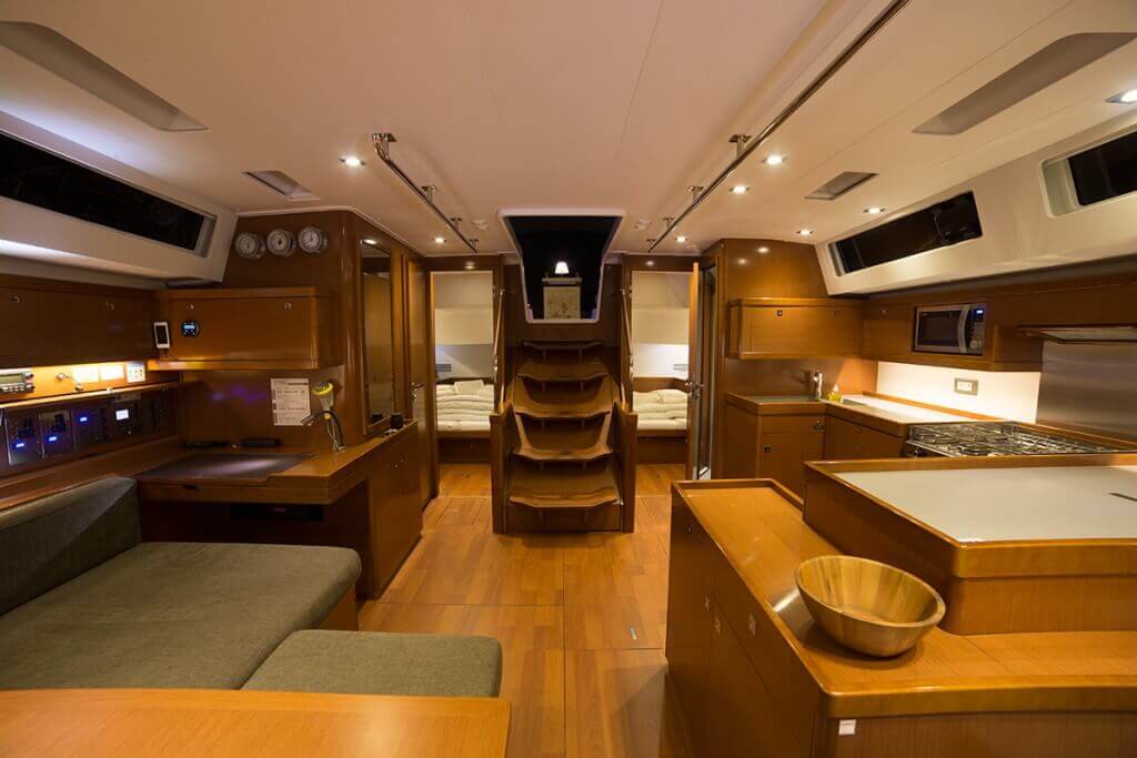 luxury yacht second deck