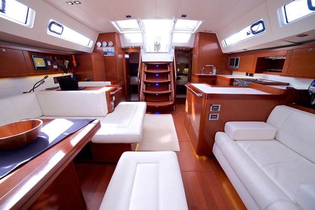 yacht underdeck