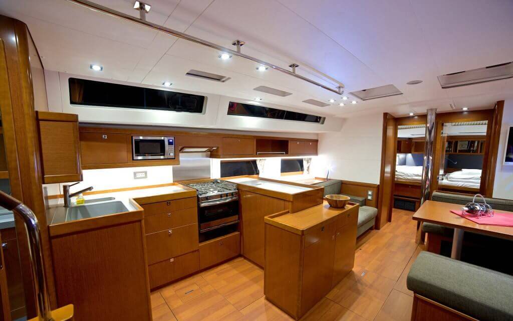 yacht kitchen