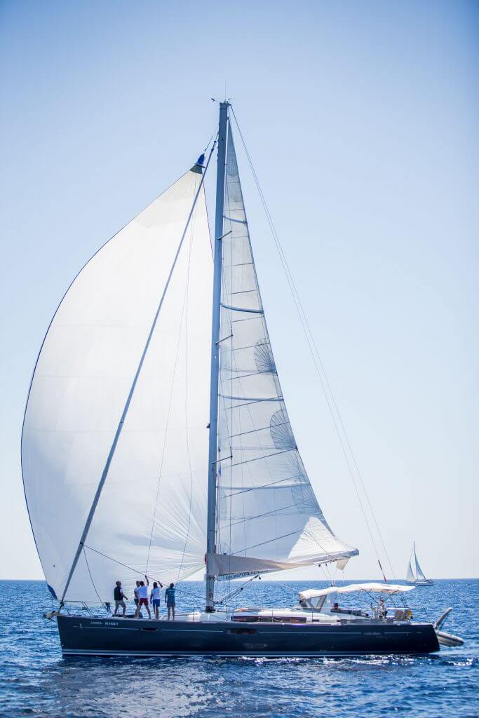 people on a yacht