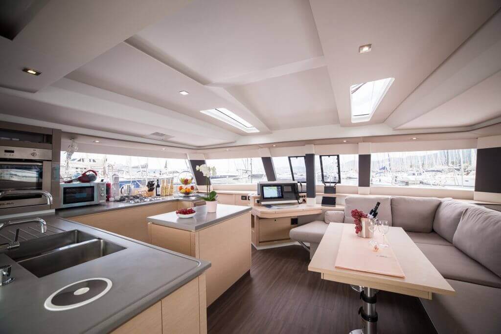 luxury insides of a yacht