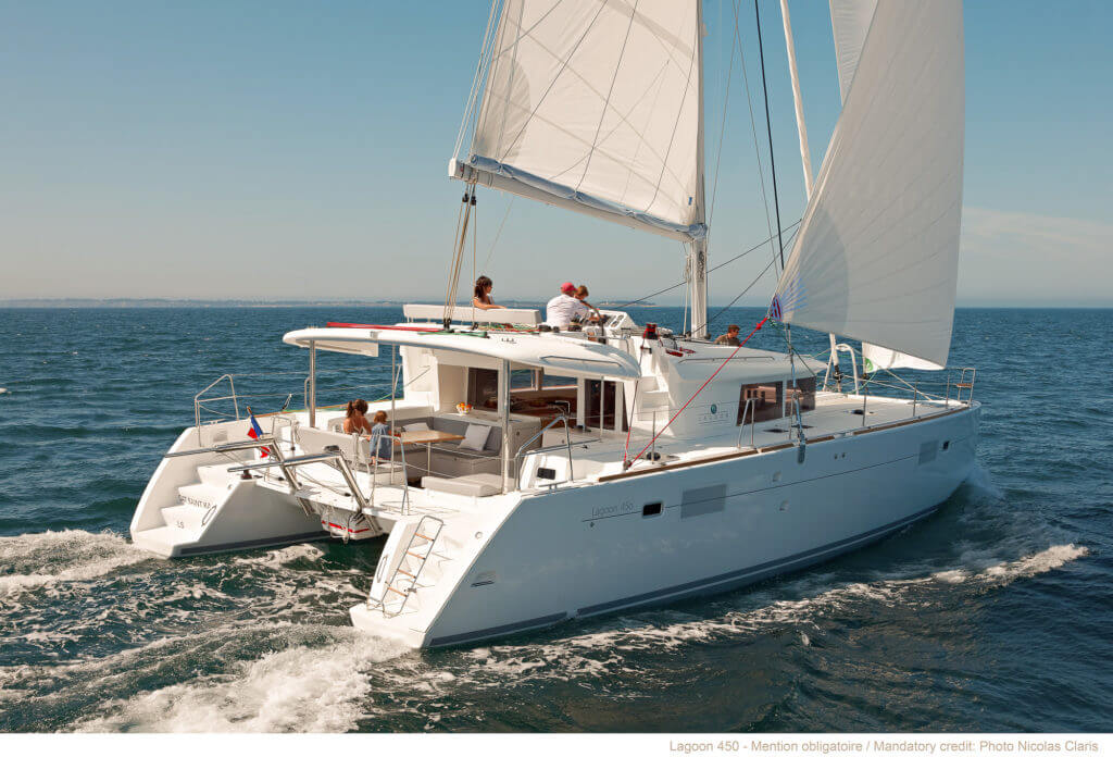 luxury yacht sailing through the sea