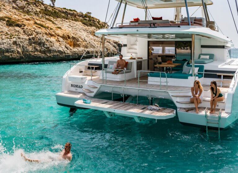 New crewed catamaran Lagoon 55 – Nomad